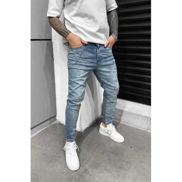 Jean Βlack Island 6565 Μπλέ Slim fit